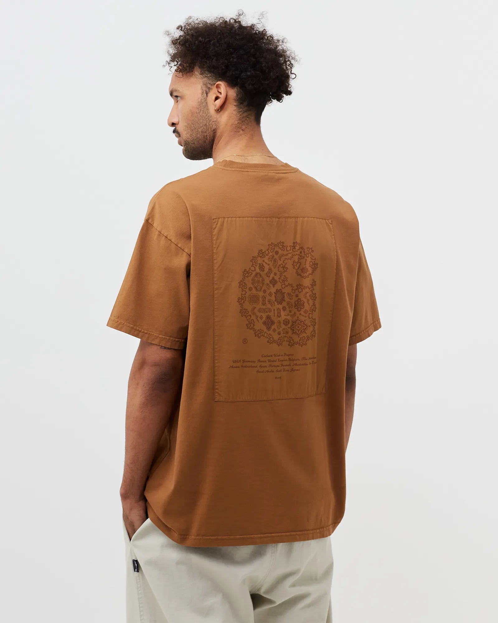 S/S Verse Patch T-Shirt (Hamilton Brown - Garment dyed)