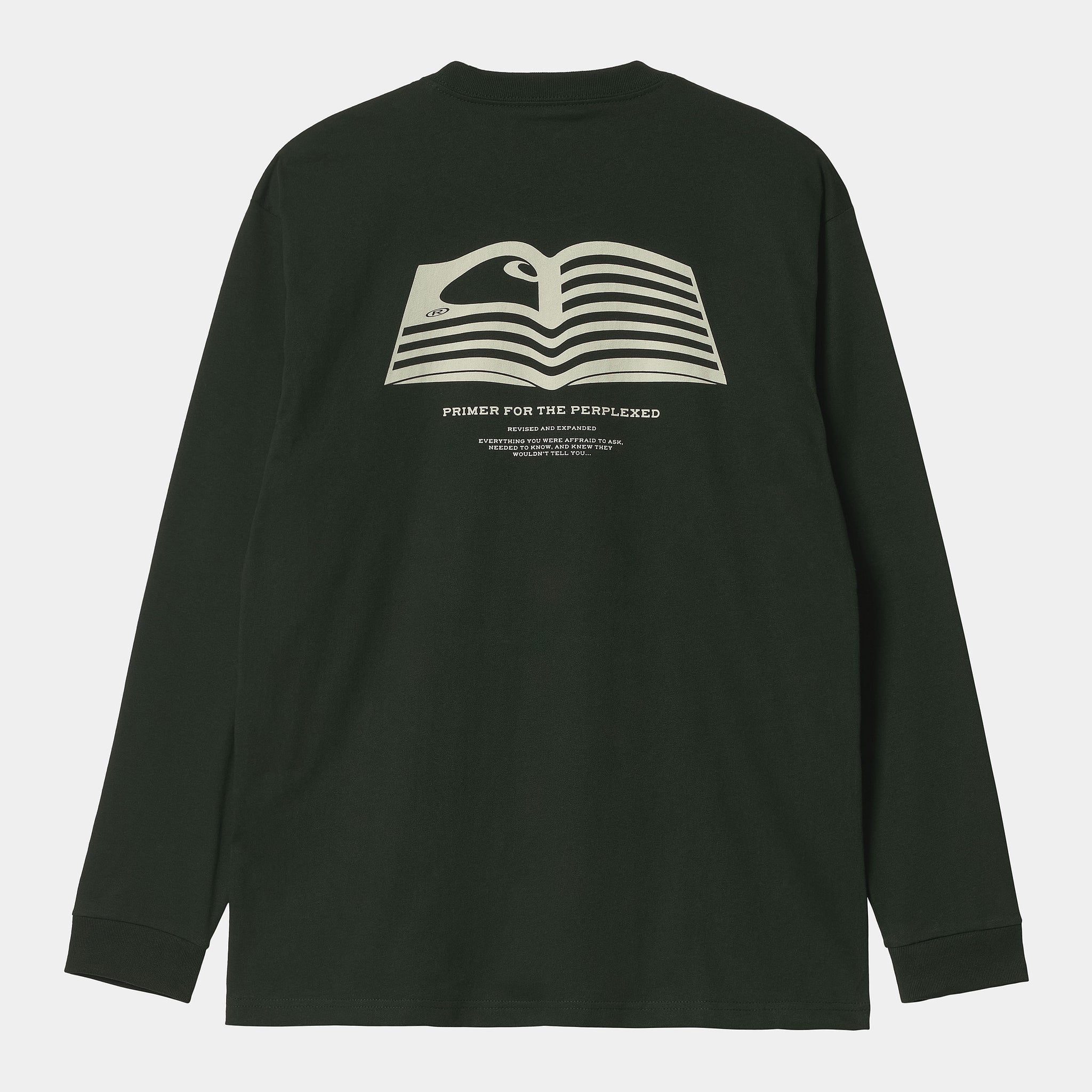 L/S Book State T-Shirt (Dark Cedar / Wax)