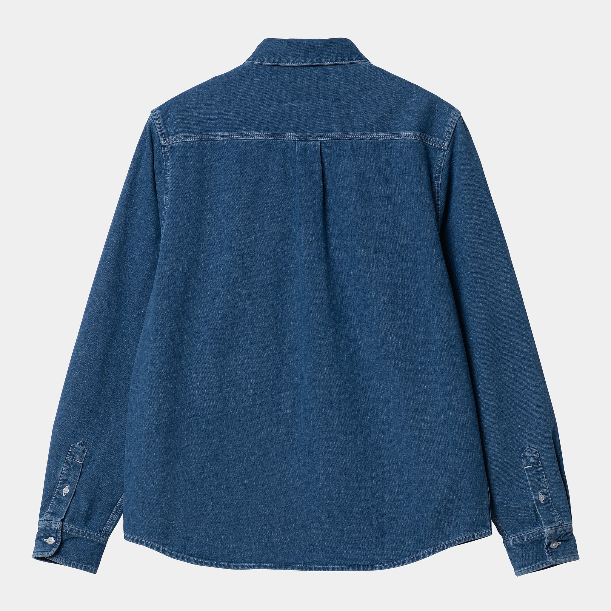 L/s Weldon Shirt Cotton Perry Denim, 9.25 Oz (Blue Heavy Stone Wash)