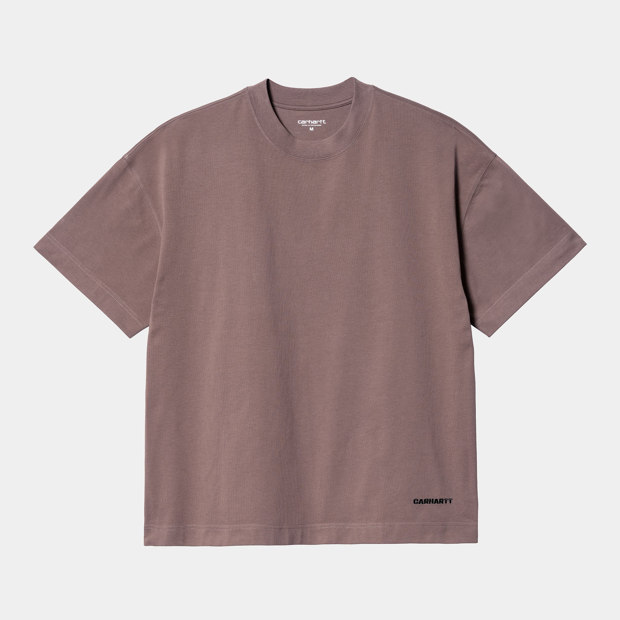 S/s Link Script T-shirt 100% Organic Cotton Single Jersey, 230 G/m² (Lupinus / Black)